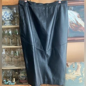 Beautiful real leather skirt